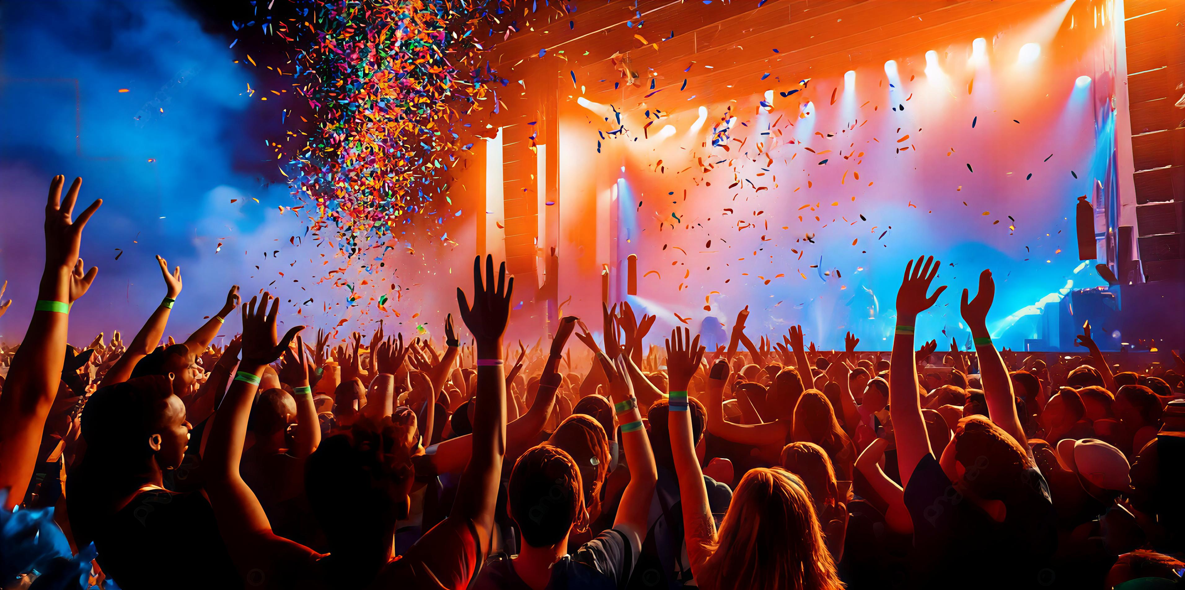 Musicland Mumbai concert crowd at Jio World Garden