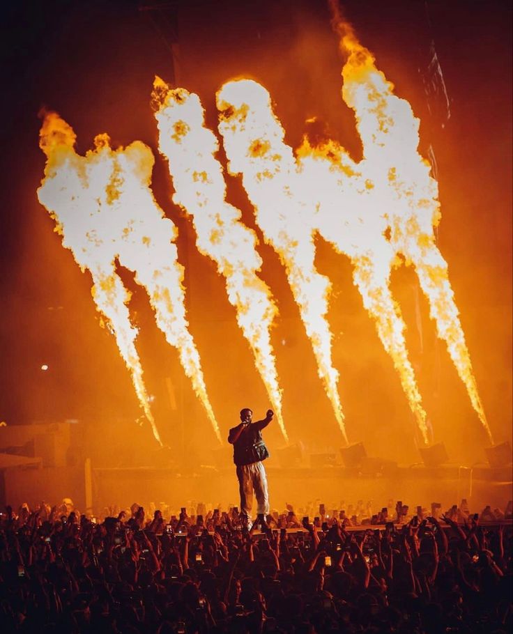 Artist performing on stage